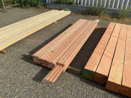Douglas houten planken 140x30mm (24x)
