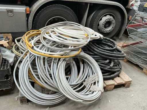 Batch of various pipes for sanitary use