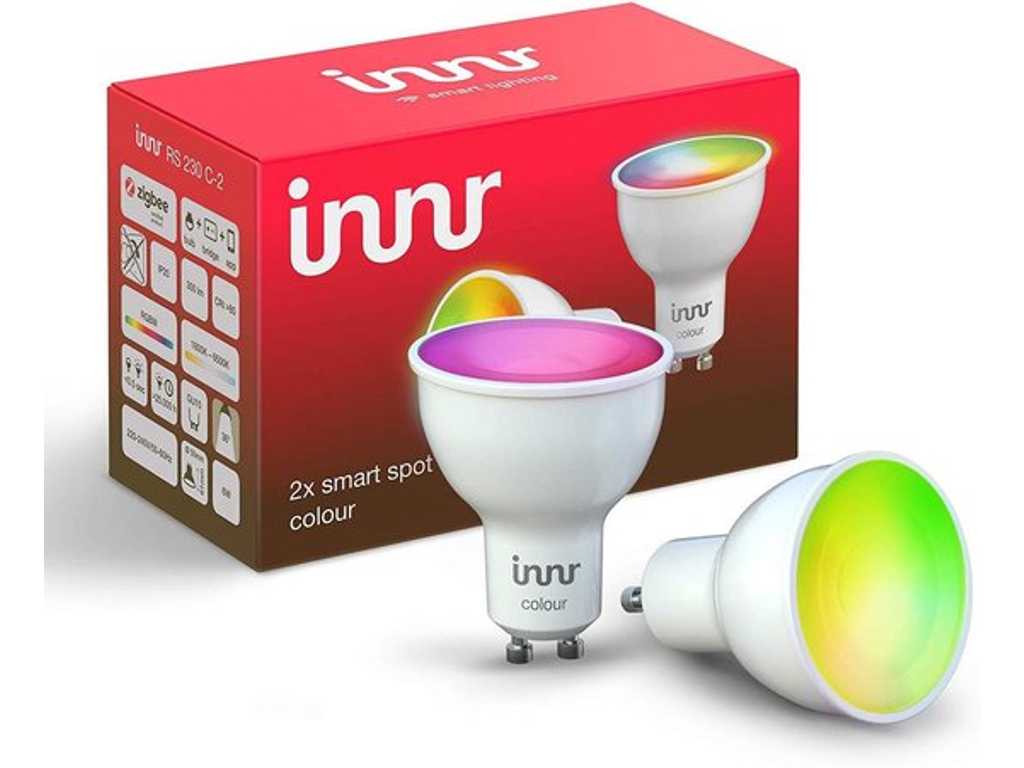 Innr Smart Light Source Spot - GU10 RGBW/CCT 350lm - Zigbee 3.0 - 2er-Pack 