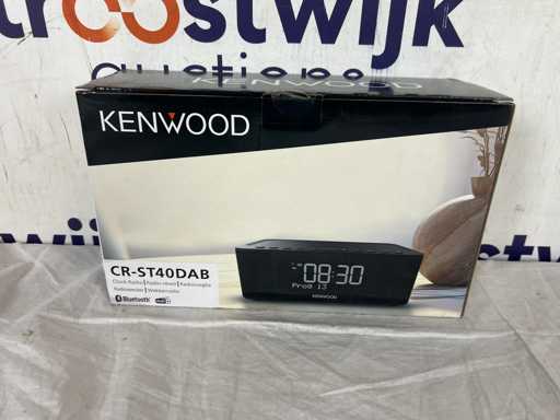 Kenwood CR-ST40DAB-B - Alarm clock radio with Bluetooth and DAB+ - Black