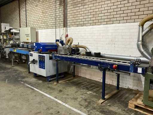 Combinazione dei lotti 12 e 13 "Soest" macchina per laminare, lucidatrice e spazzolatrice
