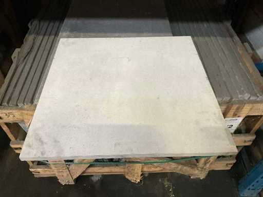 Piastrelle da giardino in pietra naturale beige (43x)