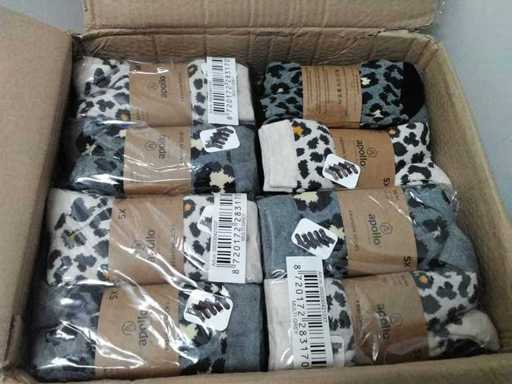 Pereche de șosete de damă cu imprimeu (120x)