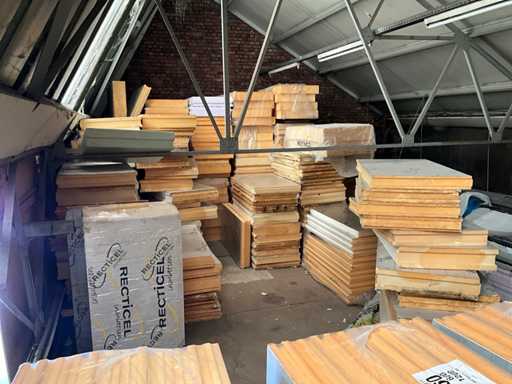 Partij diverse isolatiepanelen