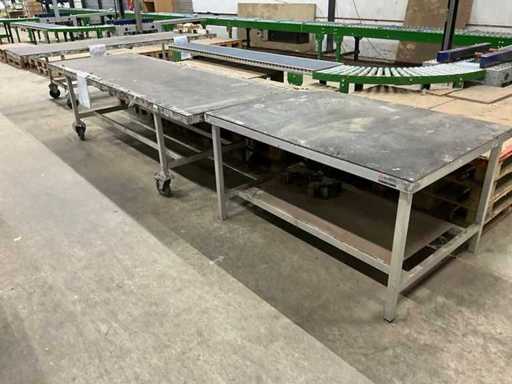 Werktafel en ladekast (8x)