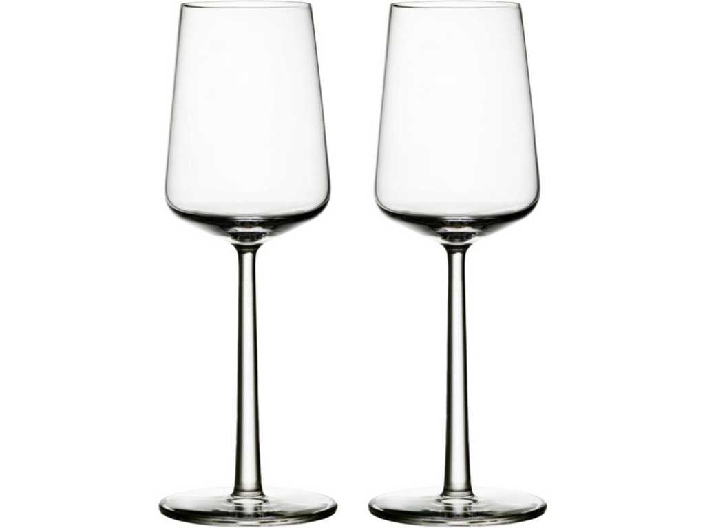 Iitala Weißweingläser Essenz Weißweinglas - 33 cl - Klar - 2 Stück (2x)