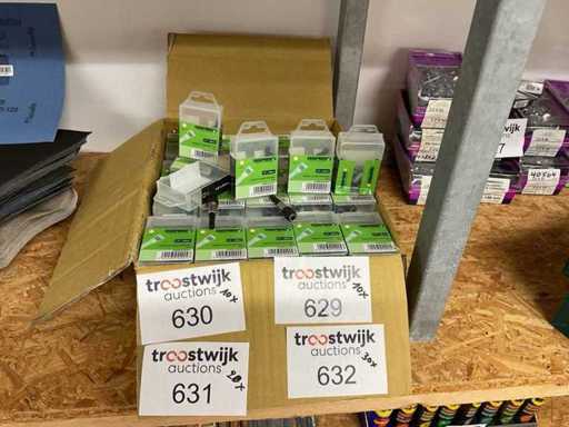 10 Boxen mit 2 magnetischen Bit-Haltern