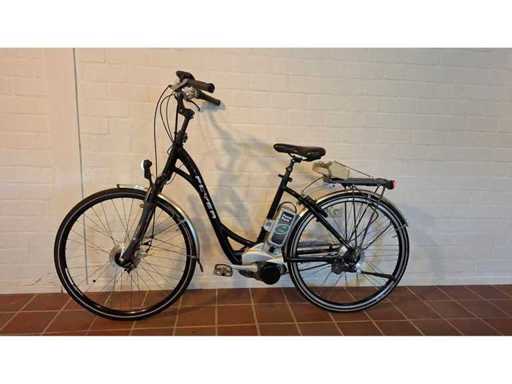 Flyer T8 zwart elektrische damesfiets dames fiets met middenmotor