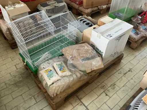 Stock of various accessories for animals