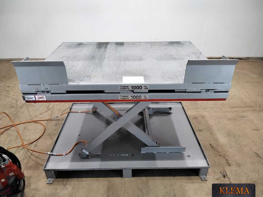 Flexlift Flounder - FCE 1000/75/N - hydraulic lift table / scissor lift table with tilt function - 2013