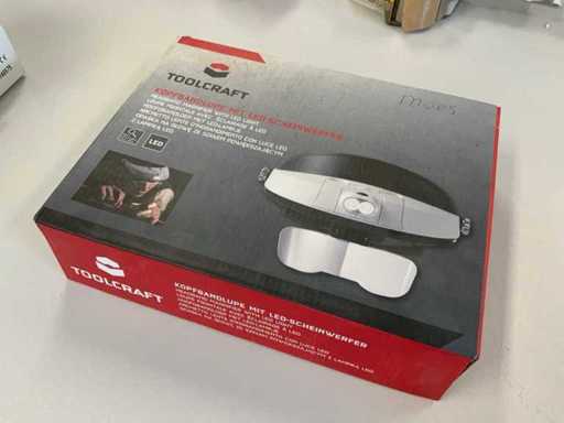 Toolcraft Headband Magnifier with LED spotlight
