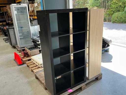Offener Abteilschrank (2x)