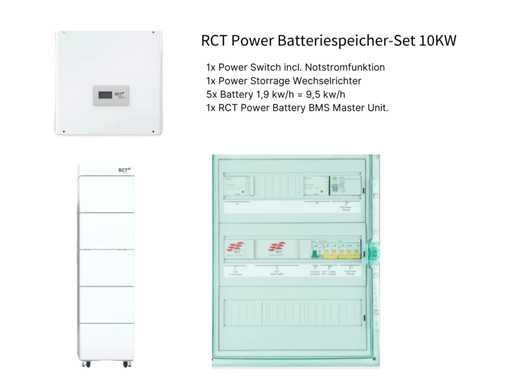 RCT POWER STORAGE SET 10KW 1 x Set de stocare a bateriei Rct Power, - cu 50% sub RRP - 2025