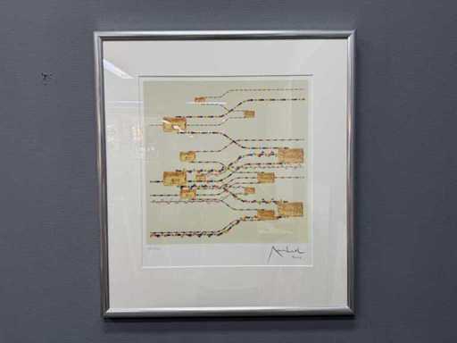 Serigrafia - Rob Scholte - bottiglie di vino - 175/200