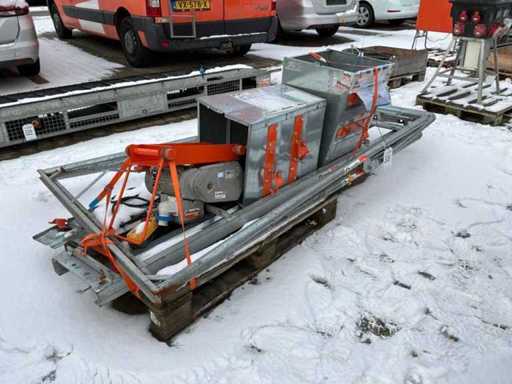 Imer ET300 verricello da tetto con cingolo della gru