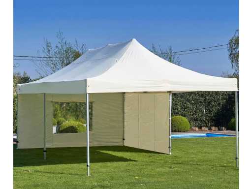 4x8m Party Tent - Sand - VOUWTENT.EU