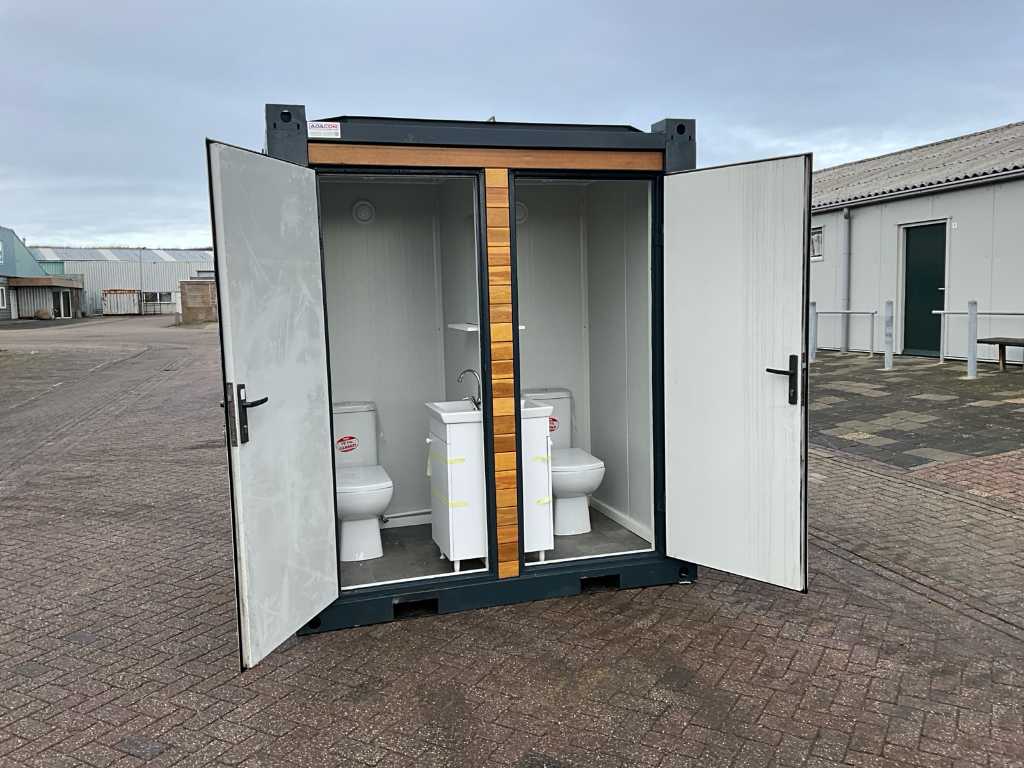 Cabină de toaletă dublă