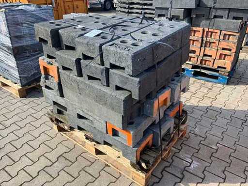 Construction fence foot (24x)