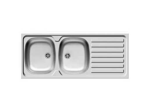 Pyramis 120X50cm Spoelbak