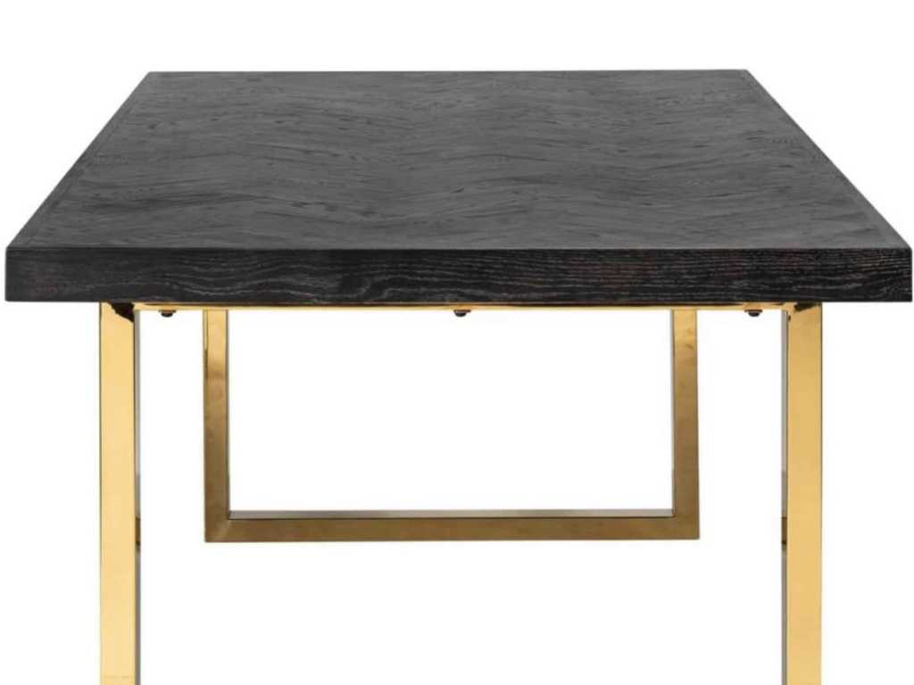 Richmond Blackbone gold Table de salle à manger 220 cm