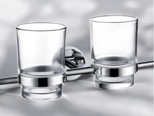 Double cup holder wall mount