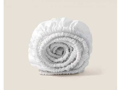 Florrèl Fitted Sheet 100% organic Cotton 180x220+35 (10x)