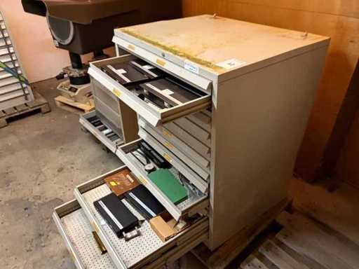 Chest of drawers with tools & various