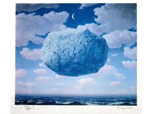 René Magritte - La flêche de Zénon - lithograph