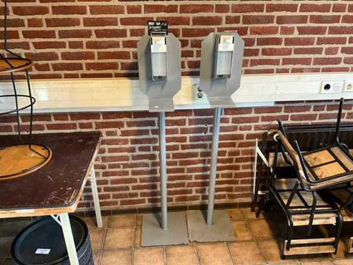 Euro products Desinfectie zuilen (2x)