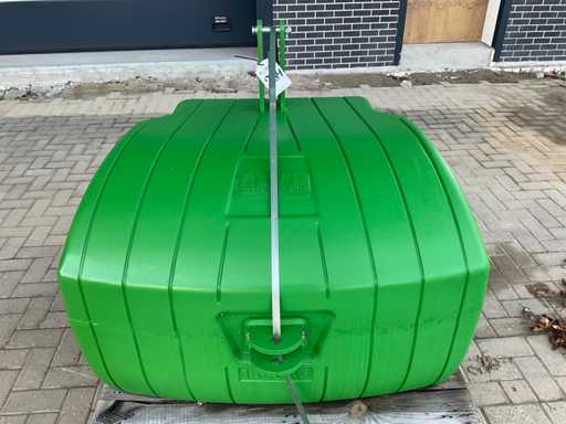 Front weight, "1500kg"