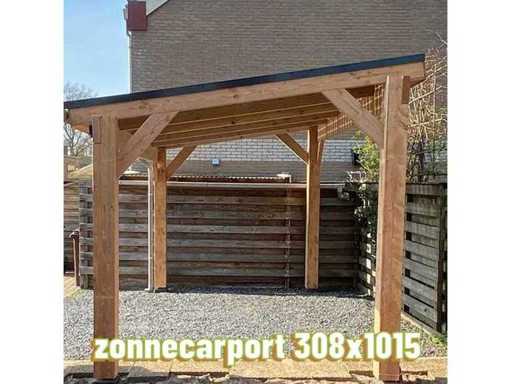 Carport for solar panels 308x 1015 cm