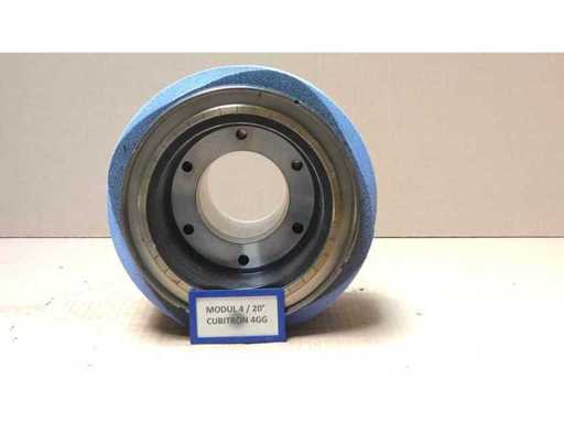 Reishauer RZ 400 / 800 / 1000 - Module 4 EW 20° 4GG Cubitron - Draagflens inclusief slijpschijfflens