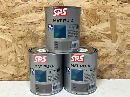 SPS Mat PU-A lacca opaca PU-Acrilico (3x)