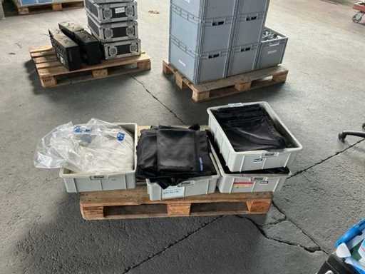 Mulțime mixte de țesături din satin pentru construcția scenei