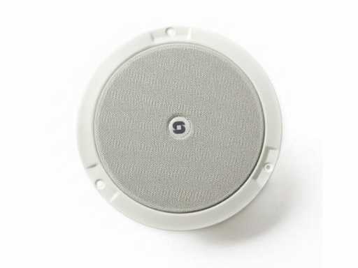 Zenitel CL-200T haut-parleur blanc au plafond Fireedome en acier