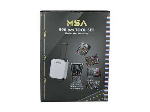 MSA 590 pcs Tool Case