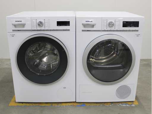 Machine à laver Siemens iQ700 iSensoric aquaStop & Sèche-linge à condensateur Siemens iQ700 iSensoric