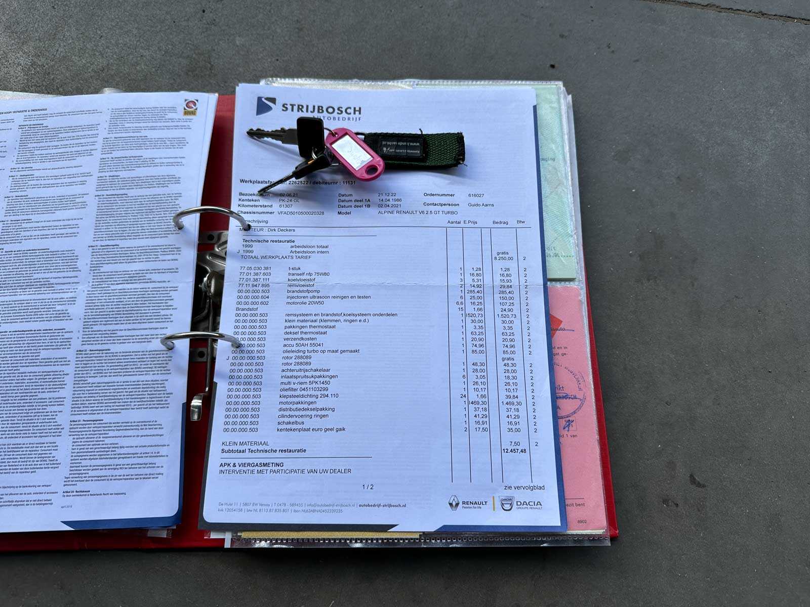 Renault Alpine 2.5 V6 GT Turbo 200pk 1986 (Origineel-NL), PK-24-GL