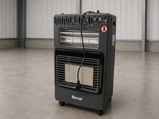 Borvat BKAC002 Electric and Gas heater 
