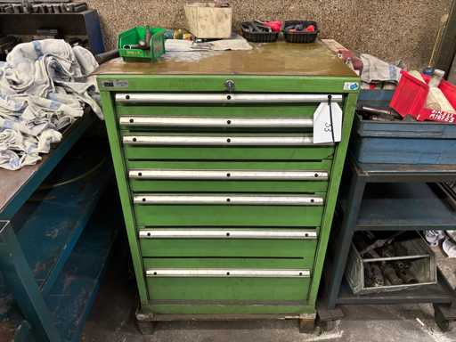 HUNI  Werkstattschubladenschrank mit Inhalt