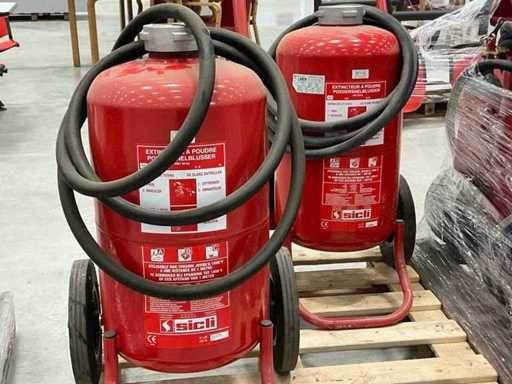 Sicli Pulver Schnelle Feuerlöscher (4x)