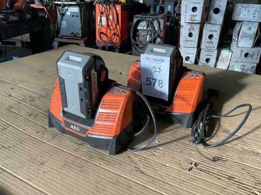 Baterie AEG BL1218 cu încărcător (2x)