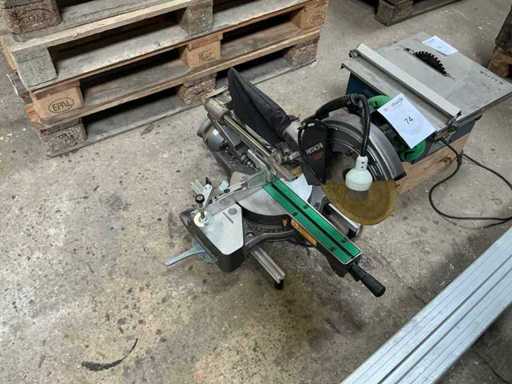 Machine à scie circulaire à coupe transversale