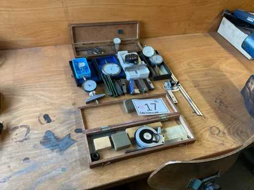 Sortiment Messuhren / Winkelmesser