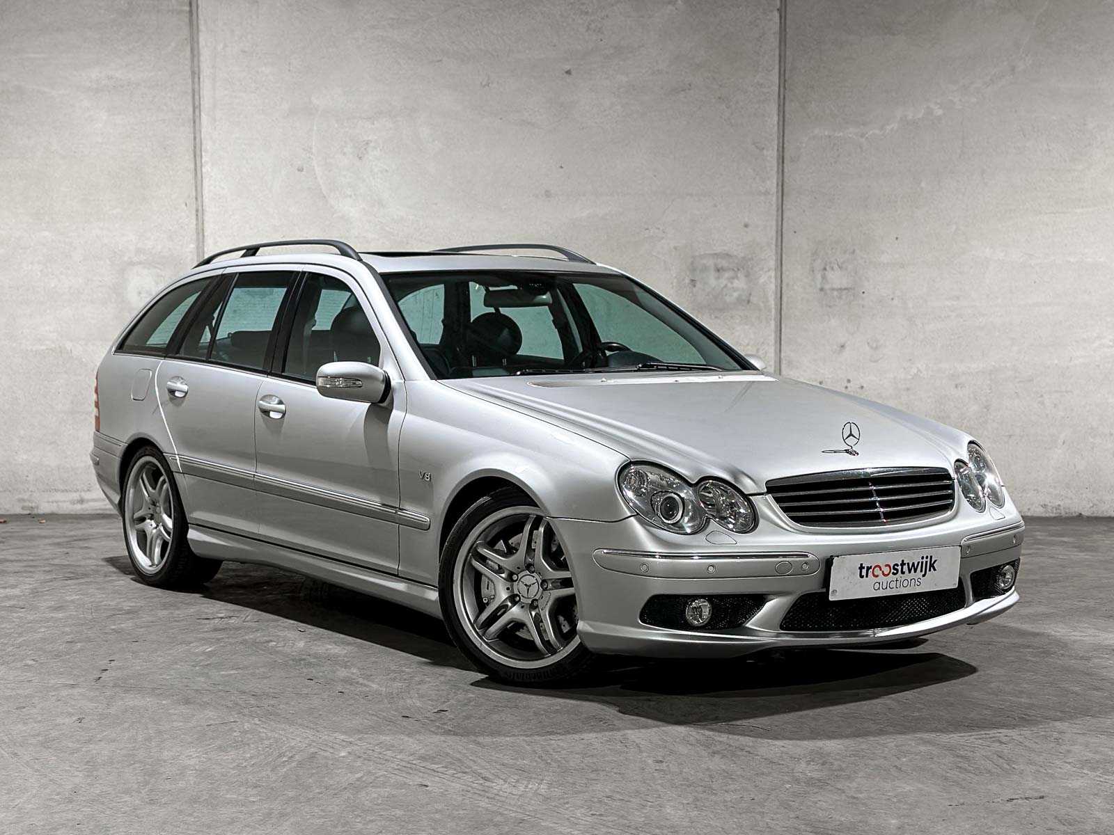 Mercedes-Benz C55 Combi AMG 5.4 V8 367pk 2005 C-klasse, JSZ-04-G Youngtimer
