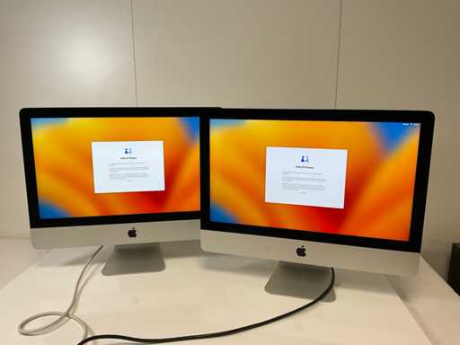 Apple iMac Retina 4K 21.5”, QuadCore i5, 8 GB RAM, 1 TB HDD, AMD Radeon Pro 555 2 GB All-In-One Desktops (2x)