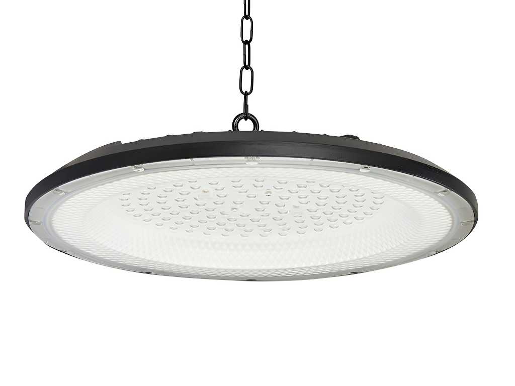 10 x 200W 4000K LED UFO Highbay SLIM Étanche avec lentille