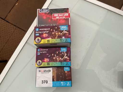 C.Star+ Aigostar. Innen- / Außenbereich, Weihnachts-LED-Beleuchtung. (4-fach)