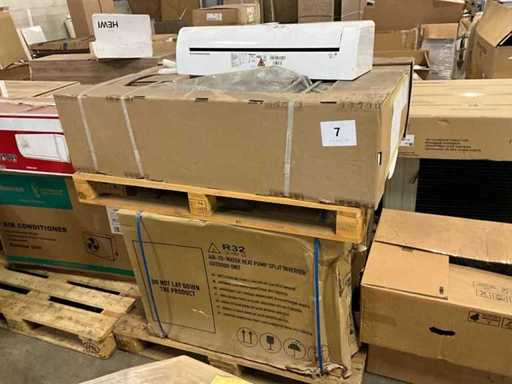 Pompa di calore Panasonic (2x) + aria condizionata