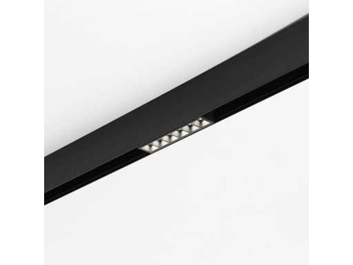 10 x Libra Draaibare lineaire LED-spot op magnetische rail 48V - 4000K Neutraal Wit -6W - Zwart